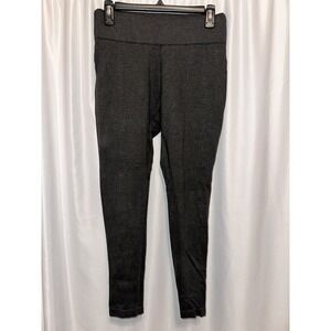 Old Navy Pants Size M Side Zip Tapered Stretch Rayon Gray